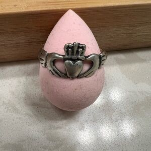 Silver Claddagh Ring Size 7